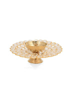 Craftvatika Gold Small Brass Puja Akhand Diya | Grocsy