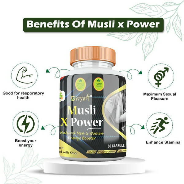Divya Shree Musli X- Power Capsules | Grocsy