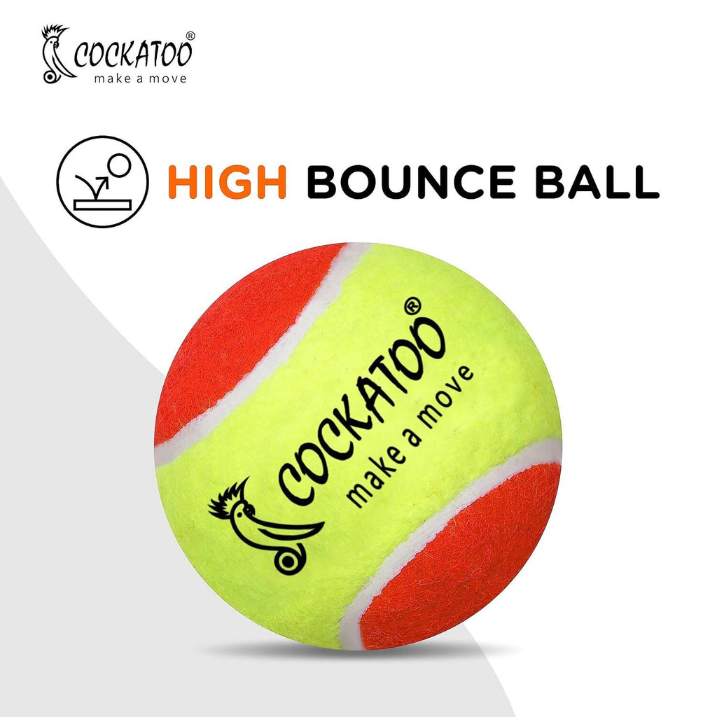 Cockatoo Rubber Cricket Tennis Ball (Pack of 2) - Limited Time Offer - Swadesiicart