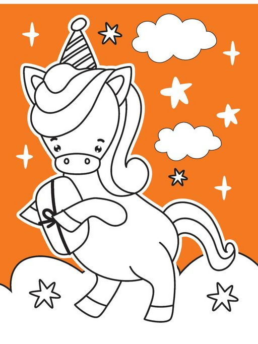 Dreamland Publications Unicorn Neon Colour & Sticker Dots Book Over 500 Stickers Book For Kids | Grocsy