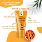 NutriGlow NATURAL'S Advanced Pro Formula Papaya Sunscreen SPF 50 PA+++ | Grocsy