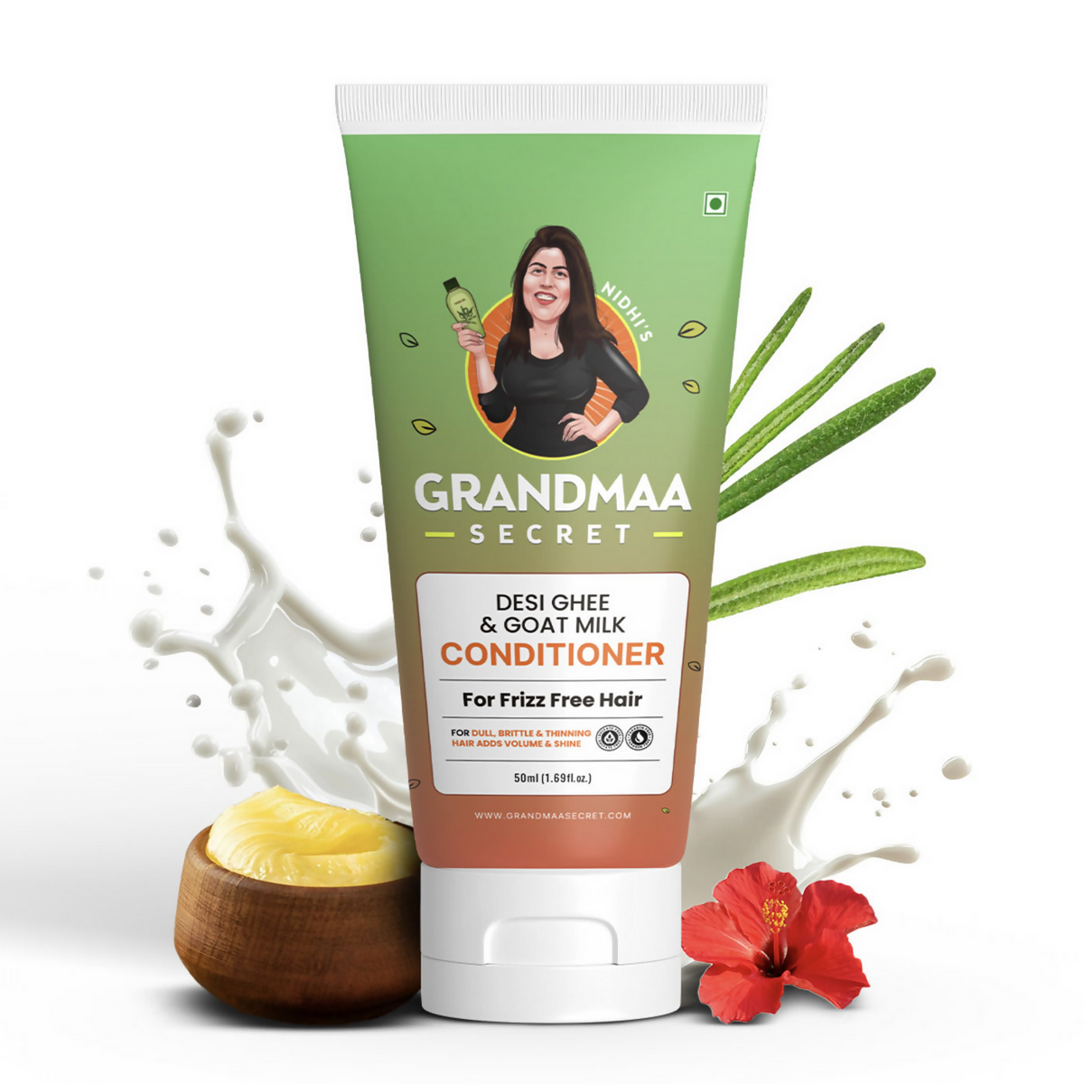 Nidhi's Grandmaa Secret Desi Ghee and Goat Milk Conditioner | Grocsy