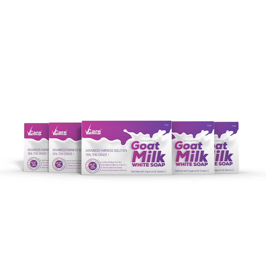 VCare Goat Milk White Soap | Grocsy