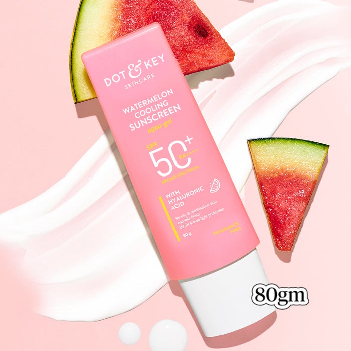 Dot & Key Skincare Watermelon Cooling Sunscreen SPF 50+ PA++++ | Grocsy