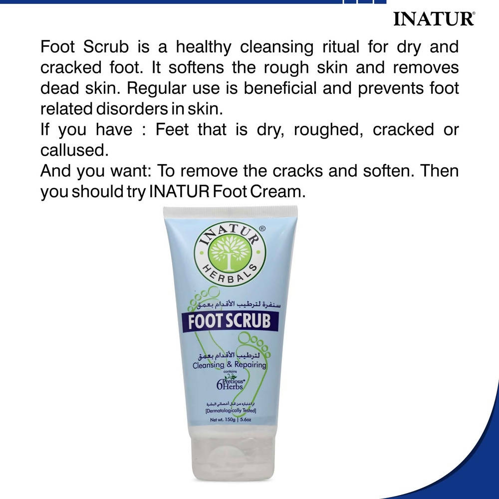 Inatur Foot Scrub | Grocsy