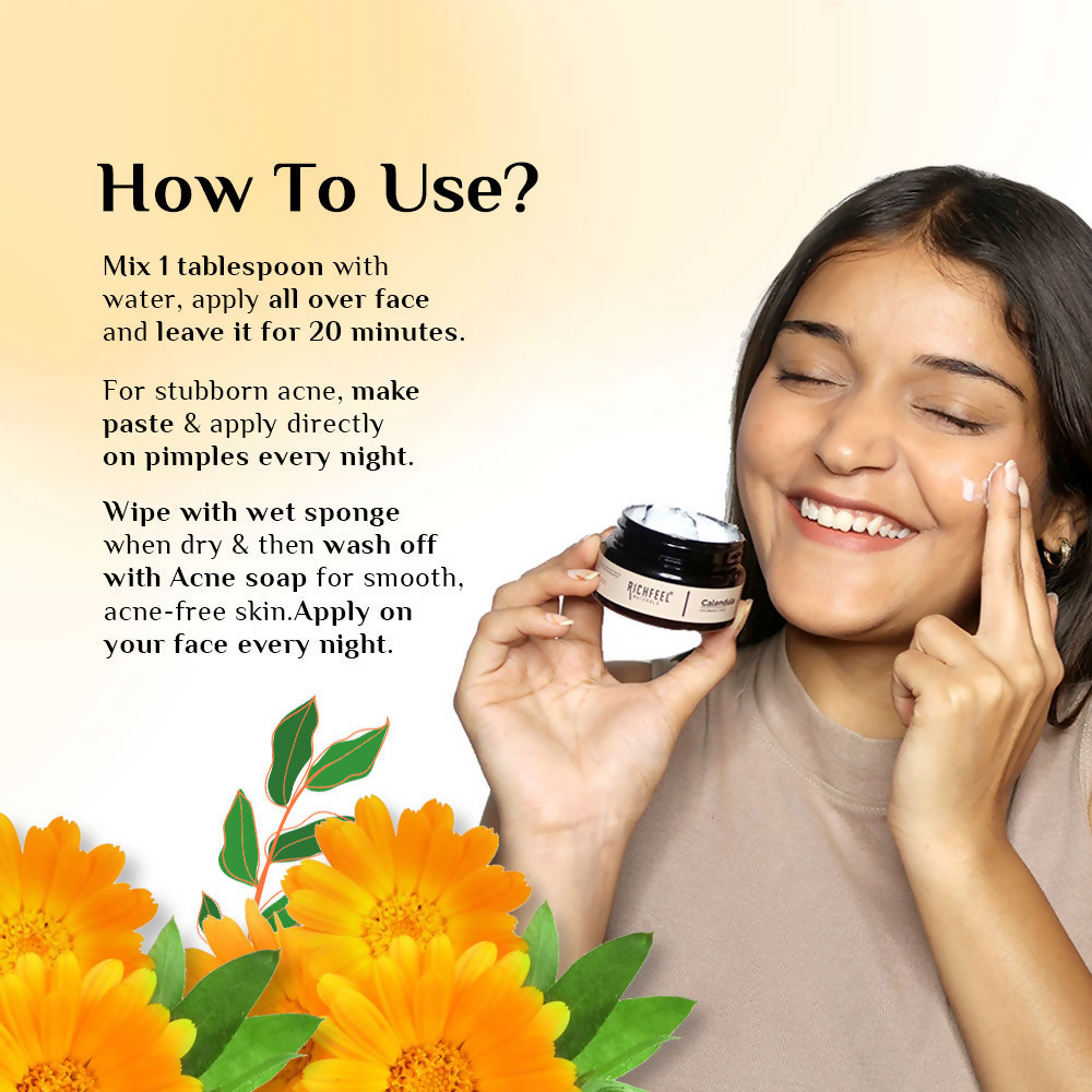 Richfeel Calendula Anti-Blemish Cream - Soothing Echinacea | Grocsy
