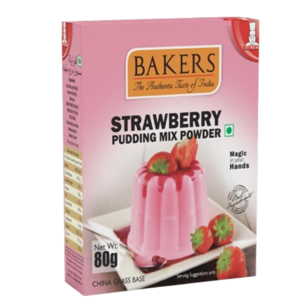 BAKERS Strawberry Pudding Mix | Grocsy