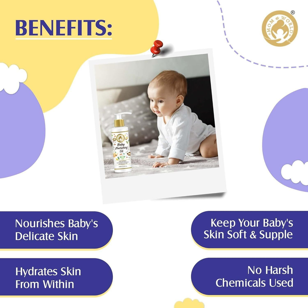 Mom & World Baby Nourishing Oil | Grocsy