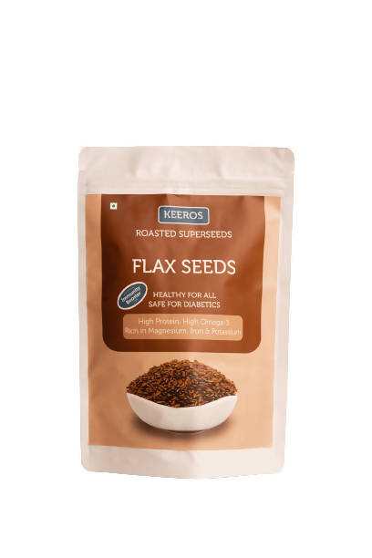 Keeros Roasted Flax Seeds | Grocsy