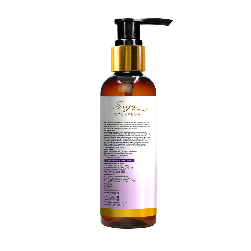 Siya Ayurveda Anti-Hairfall Shampoo | Grocsy