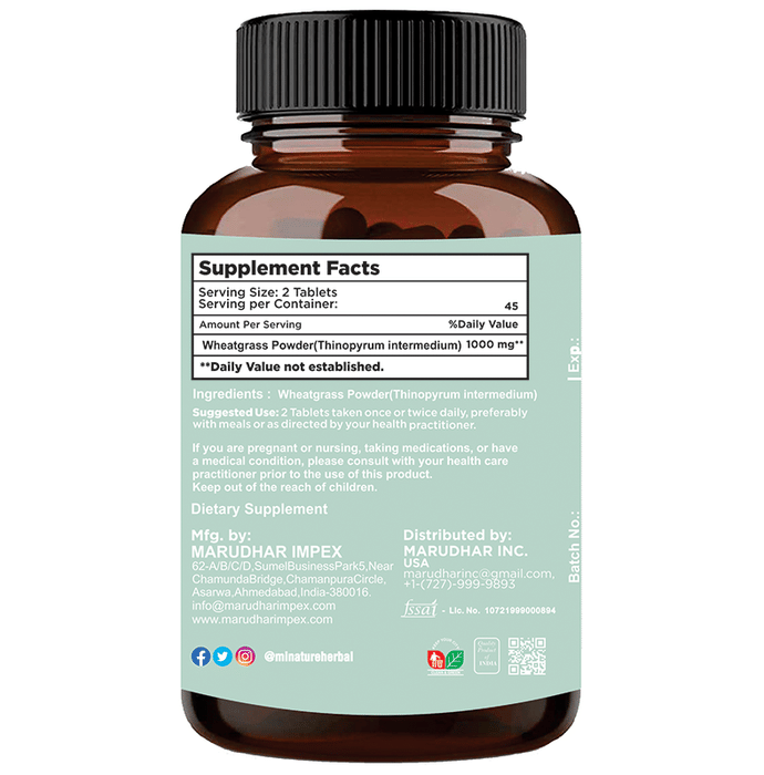 Minature Wheatgrass Tablets | Grocsy