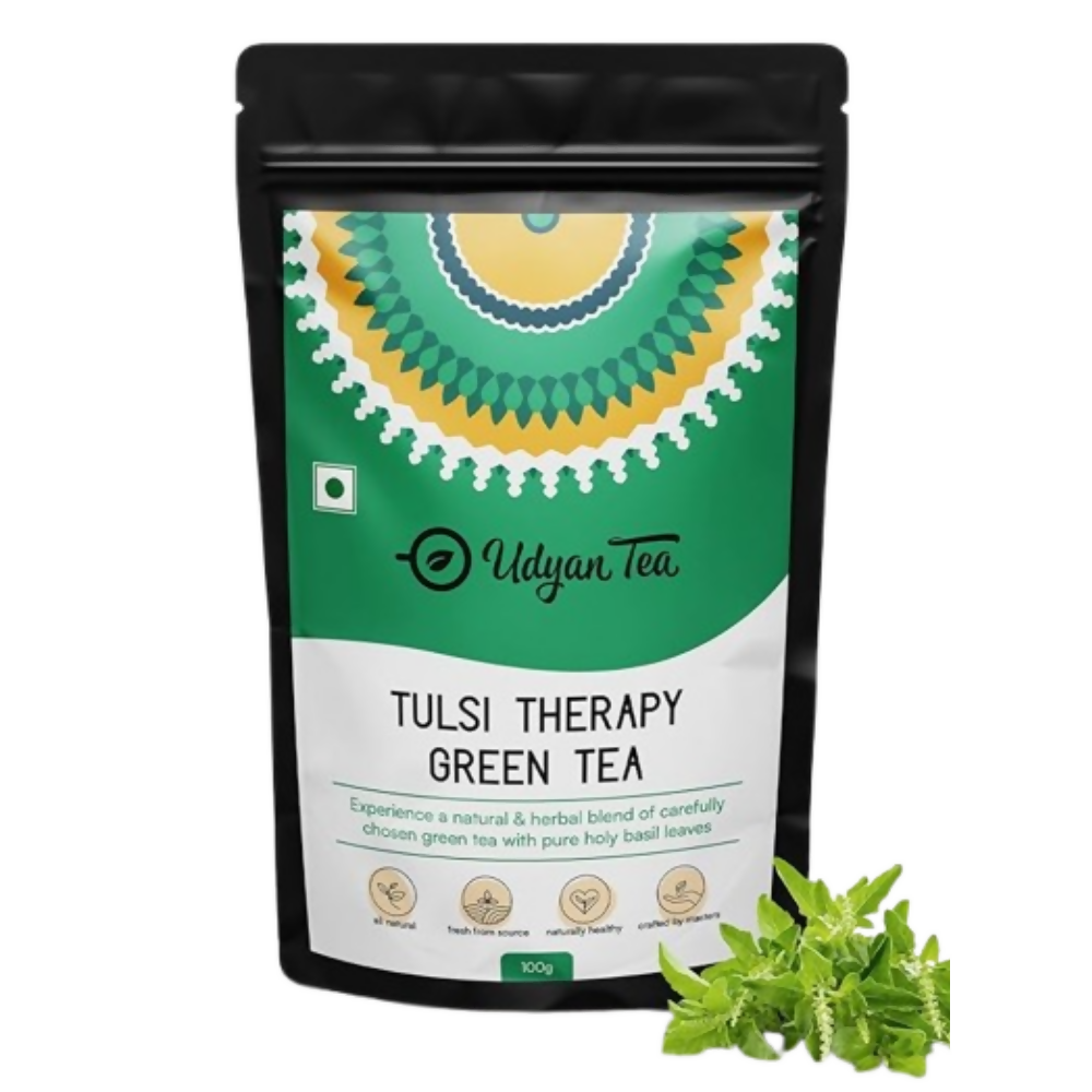 Udyan Tea Tulsi Therapy Green Tea | Grocsy