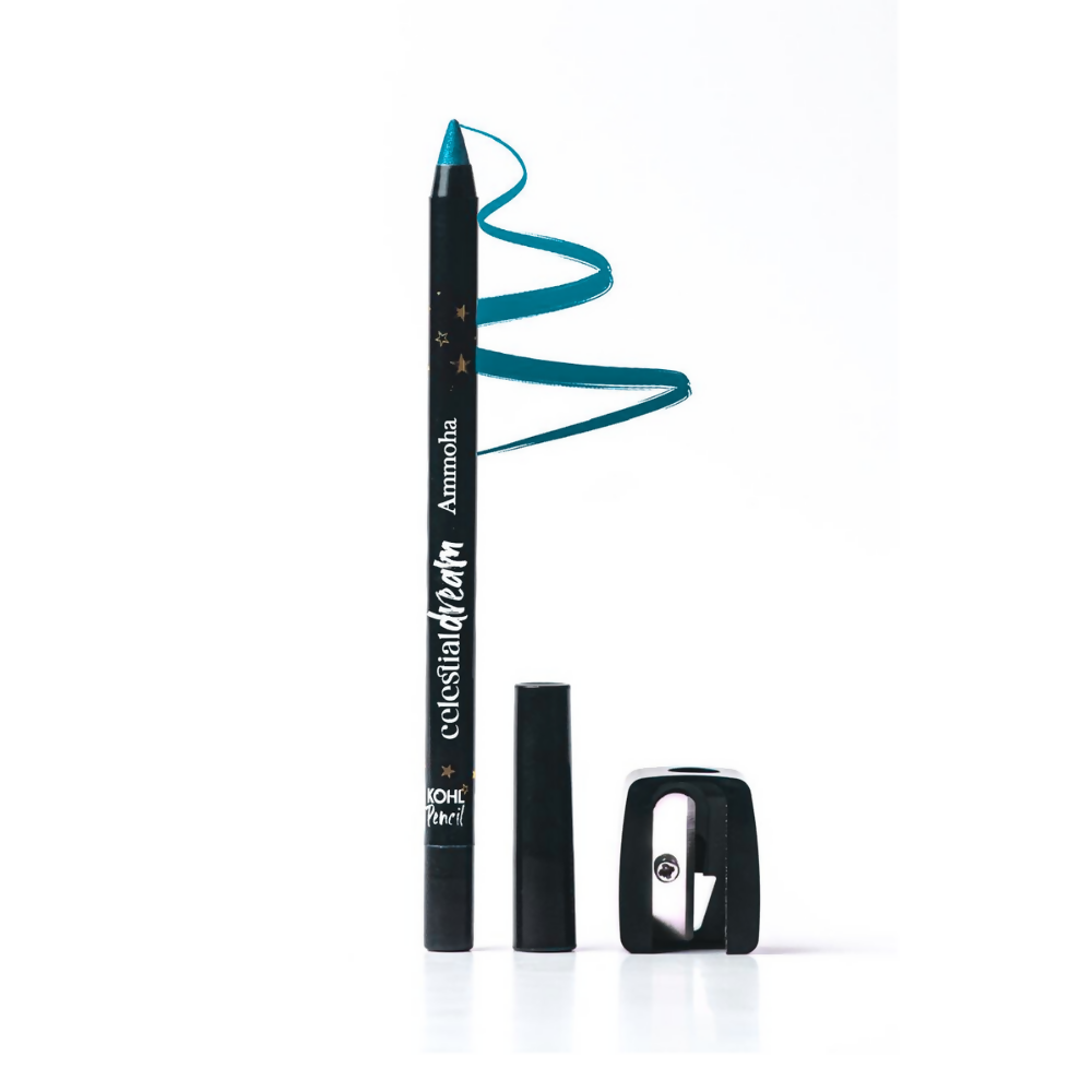 Ammoha Cosmetics Turquoise waterproof Kohl Pencil | Grocsy