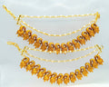 Matt Finish Peacock Ear side chain pair | Grocsy