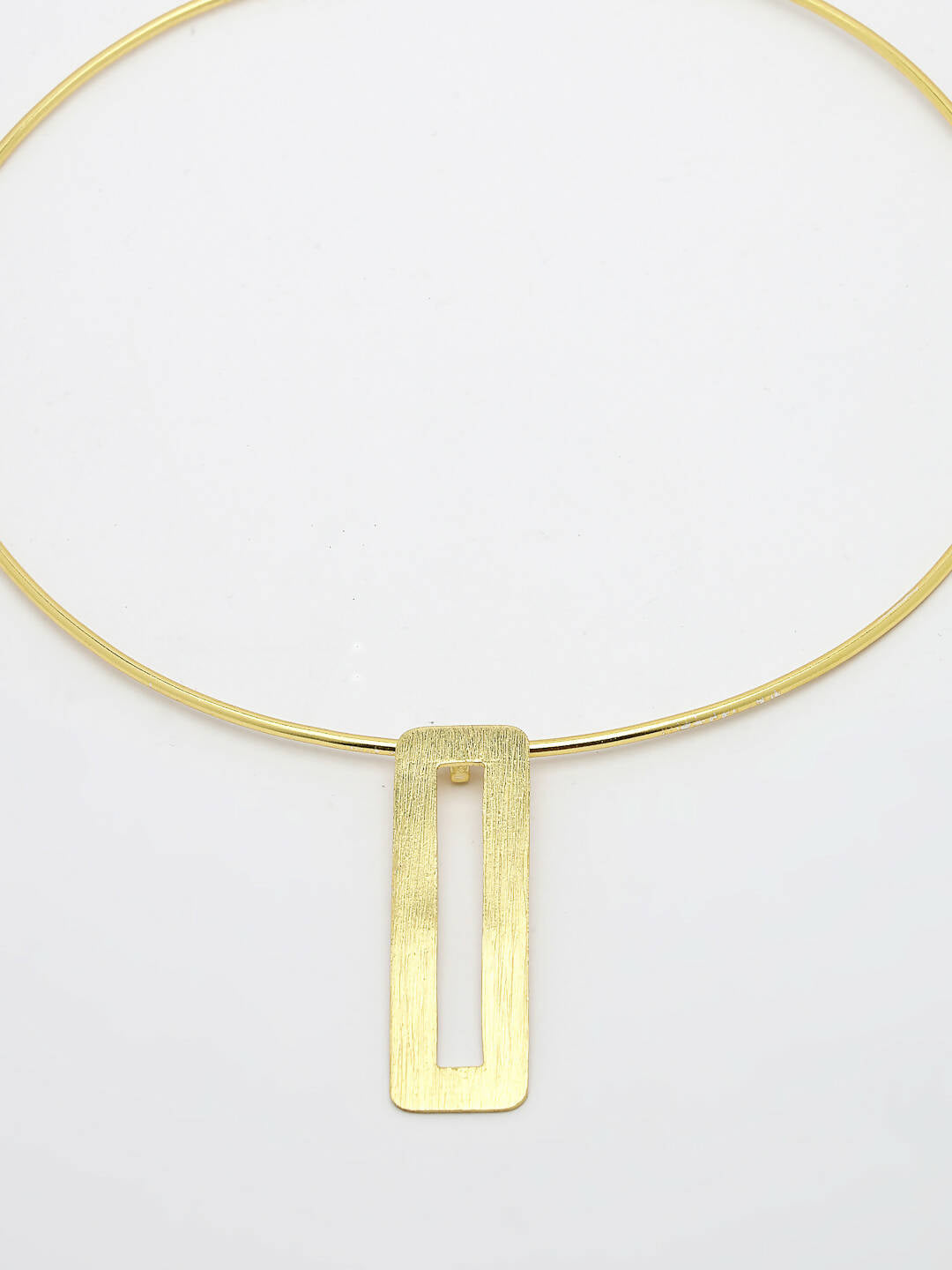 NVR Women Gold-Polished Circular Choker Necklace | Grocsy