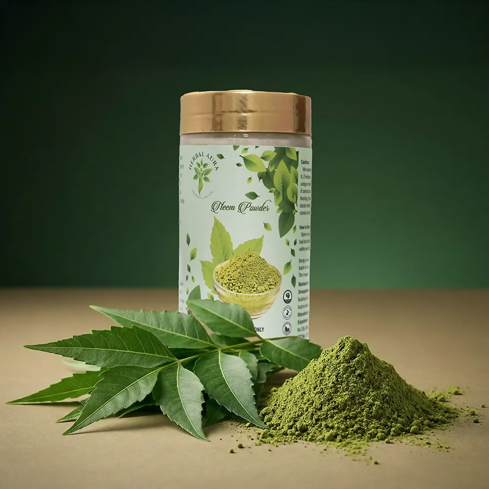 Herbal Aura Neem Powder | Grocsy