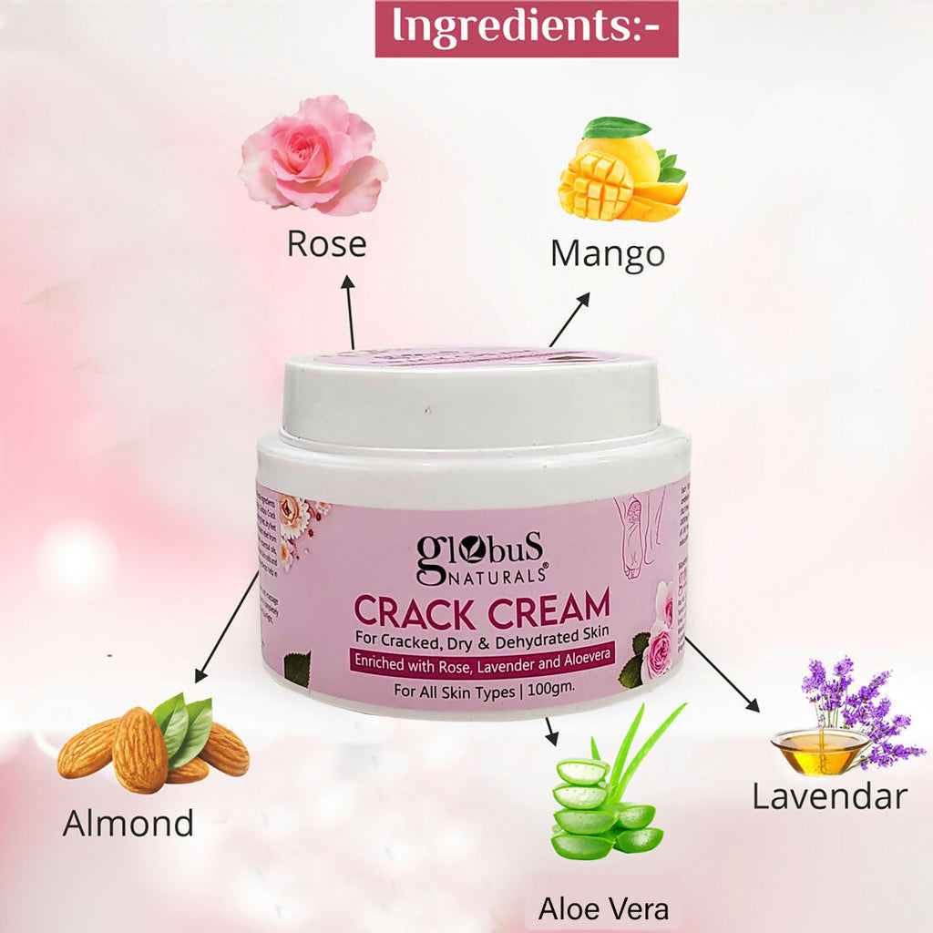 Globus Naturals Crack Cream Rose | Grocsy