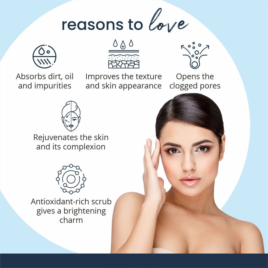 Globus Naturals Revival Diamond Face Scrub, Suitable For All Skin Types | Grocsy