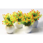 Chahat Decorative Artificial Plant 4 Piece Combo | Grocsy