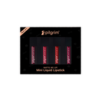 Pilgrim Matte Mini Liquid Lipstick 4 In 1 Pack Smudgeproof, Hydrating & Lightweight - Bold Mistress | Grocsy