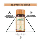 Biogetica Hemosolve - Daily Iron Supplement, 80 Capsules | Grocsy