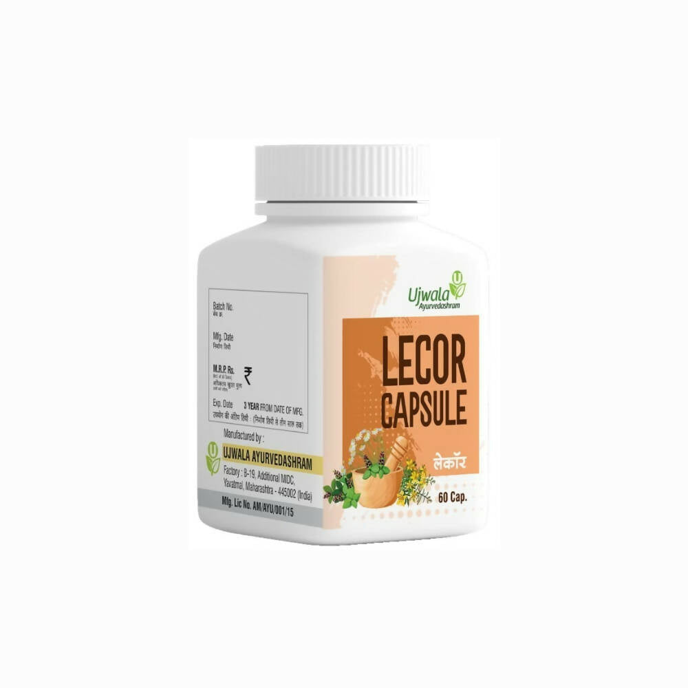 Ujwala Ayurvedashram Lecor Capsules | Grocsy
