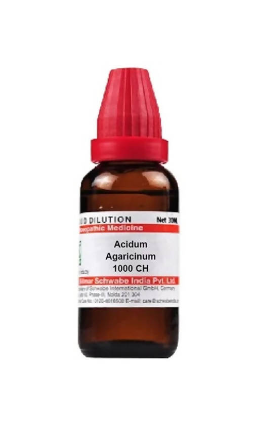 Dr. Willmar Schwabe India Acidum Agaricinum Dilution | Grocsy