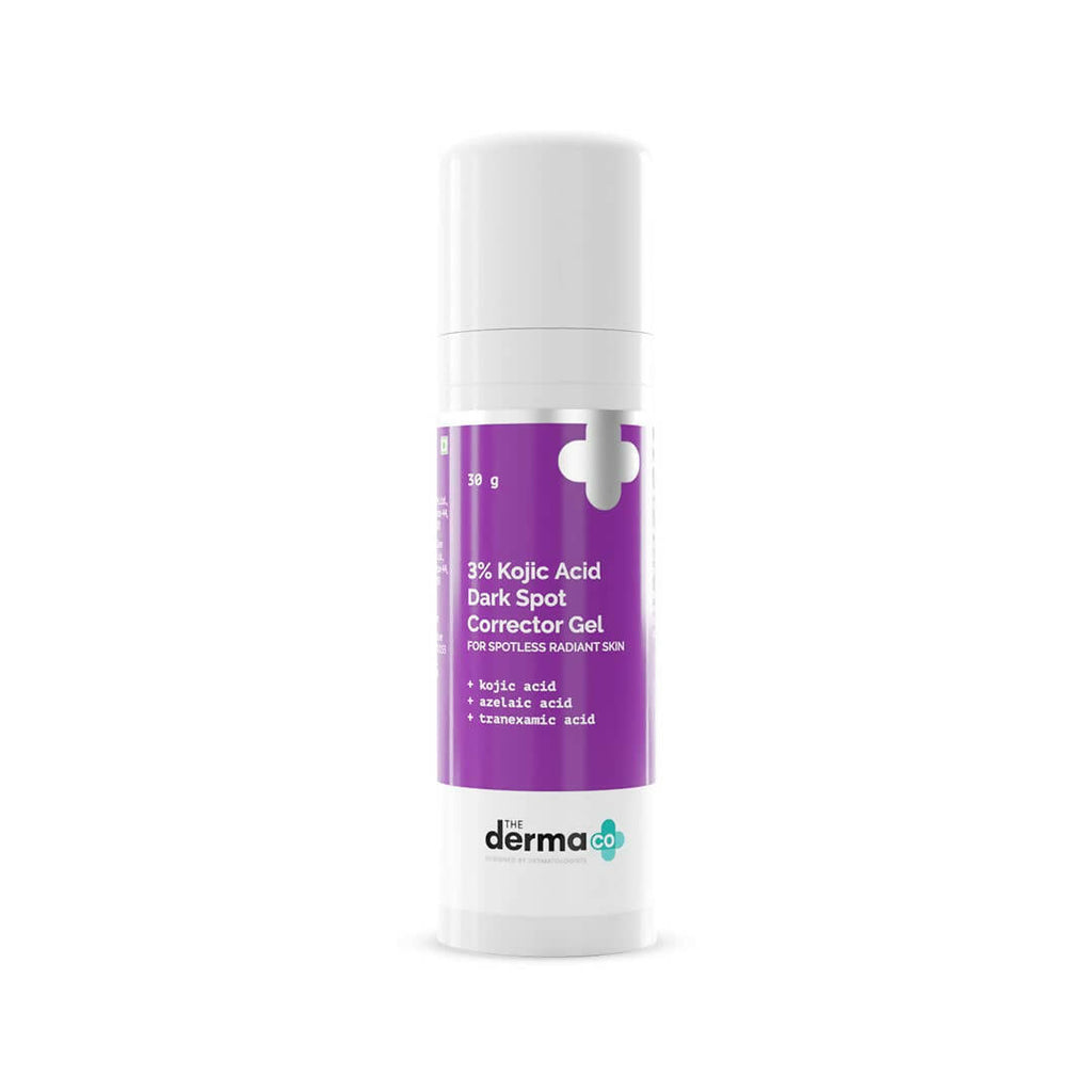 The Derma Co 3% Kojic Acid Dark Spot Corrector Gel | Grocsy
