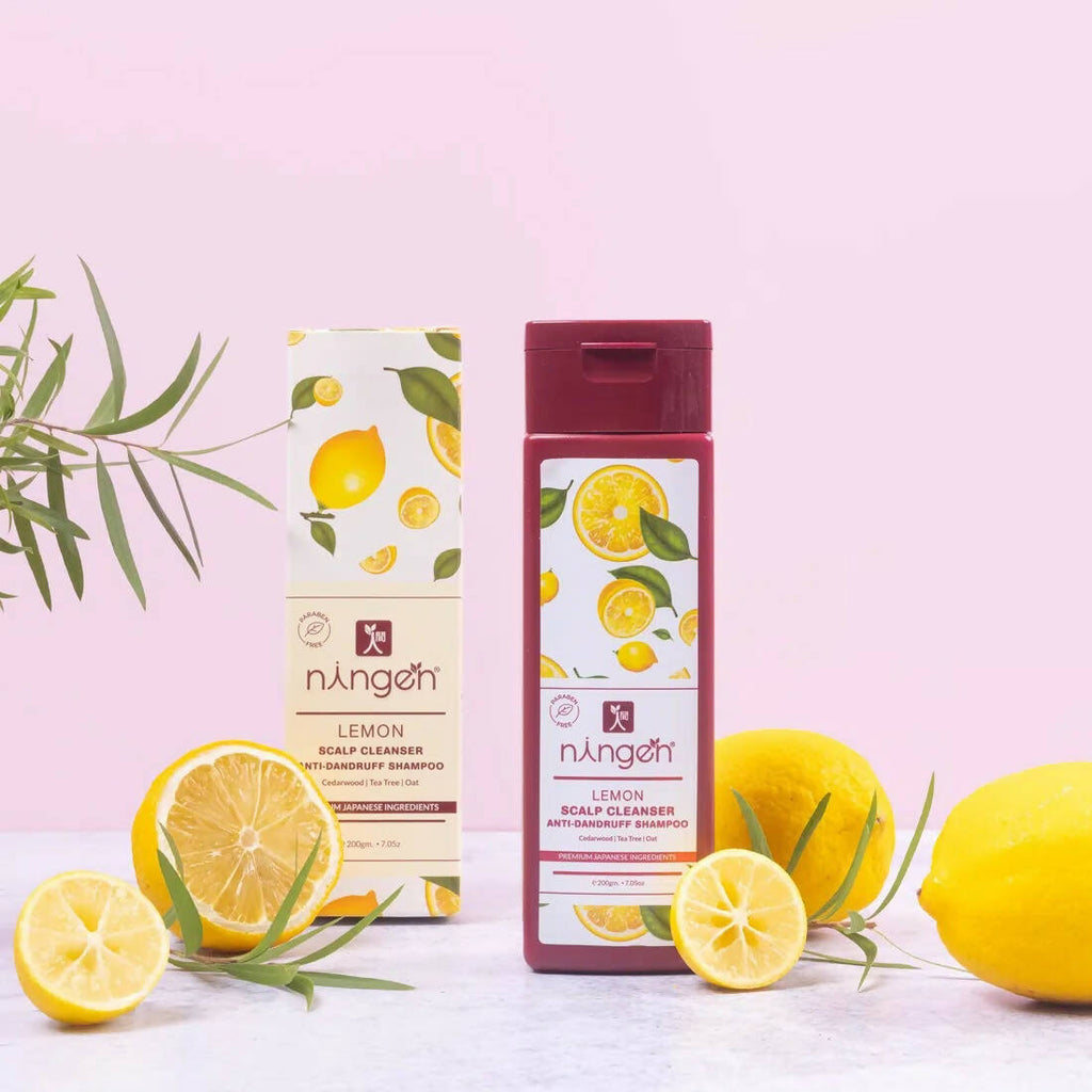 Ningen Lemon Scalp Cleanser Shampoo - Anti-Dandruff | Grocsy