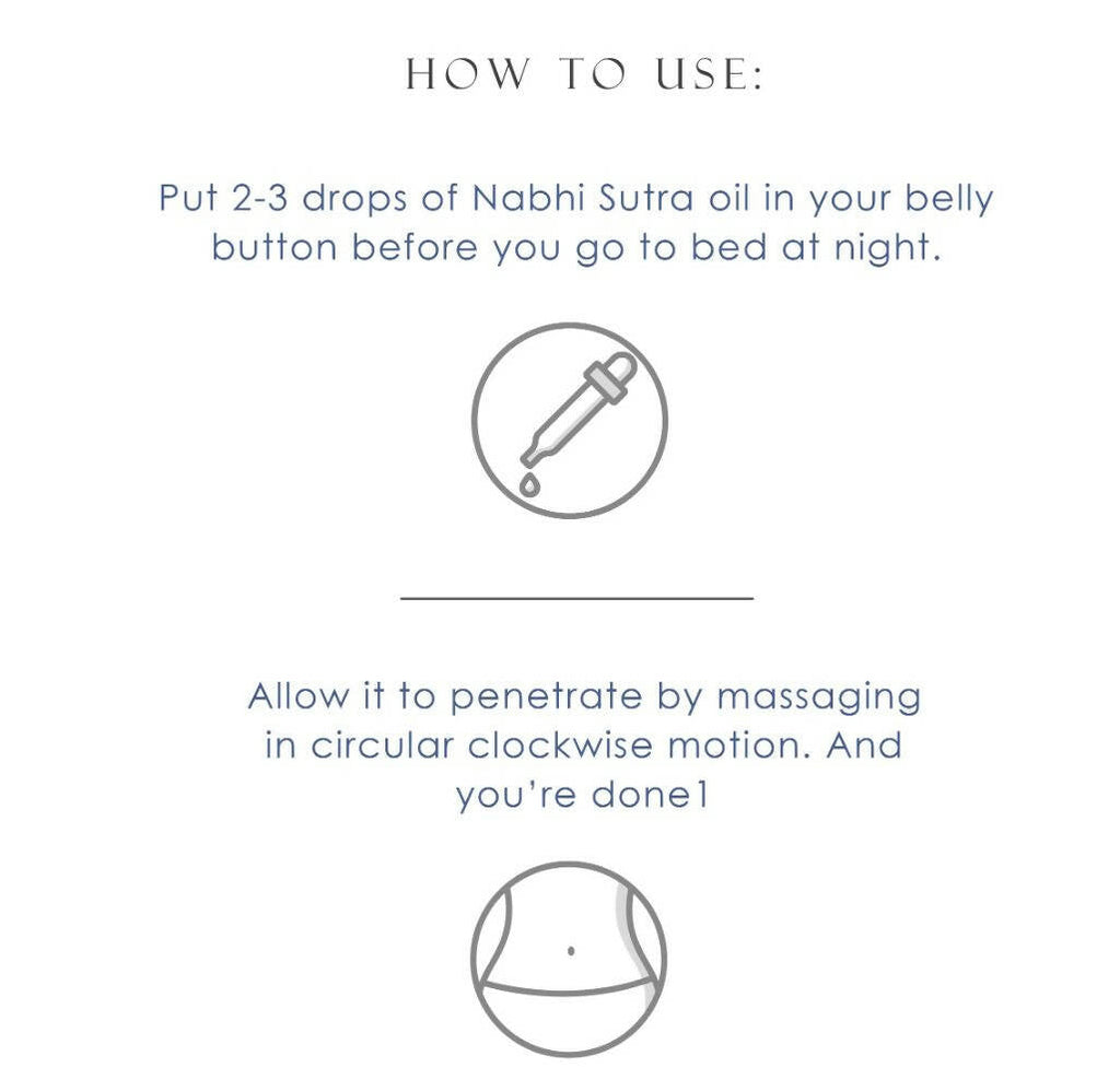 Nabhi Sutra Healthy Hair Care - Belly Button Oil | Grocsy