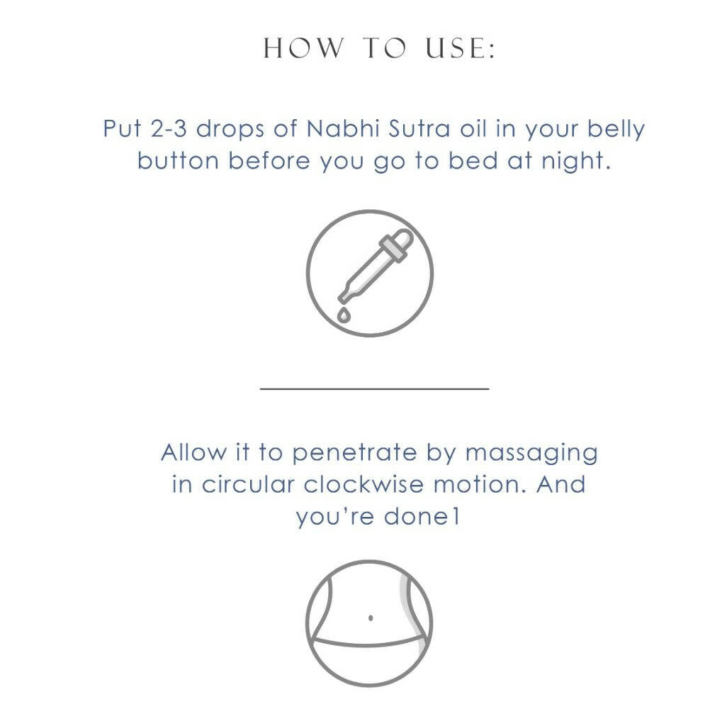 Nabhi Sutra Healthy Hair Care - Belly Button Oil | Grocsy