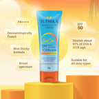 Yuthika Sunscreen Lotion SPF 50 PA+++ | Grocsy