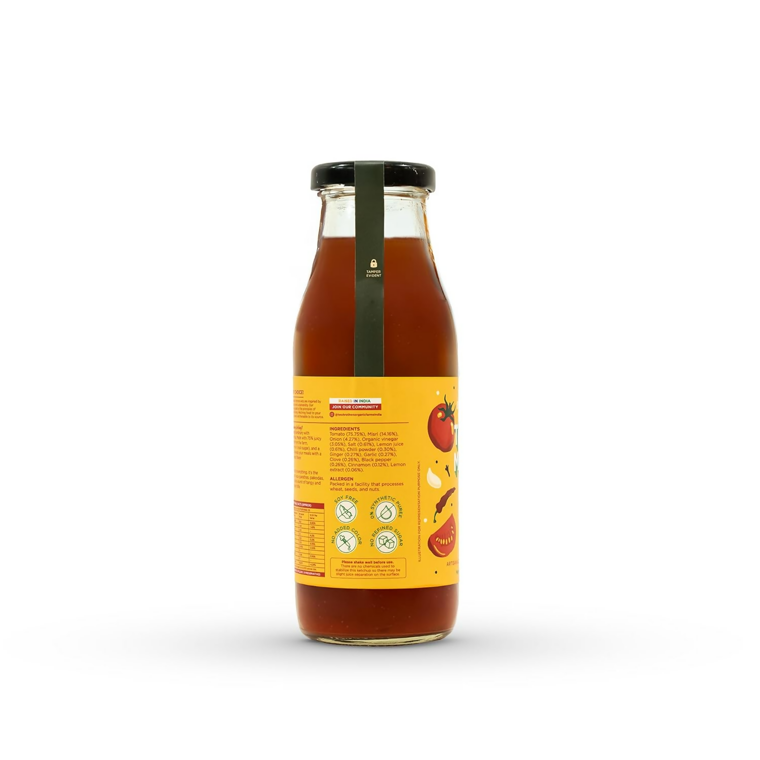 Two Brothers Organic Farms Truemato Ketchup - Spicy | Grocsy