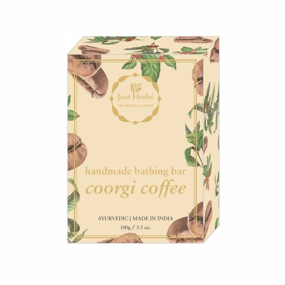 Just Herbs Handmade Bathing Bar Coorgi Coffee | Grocsy