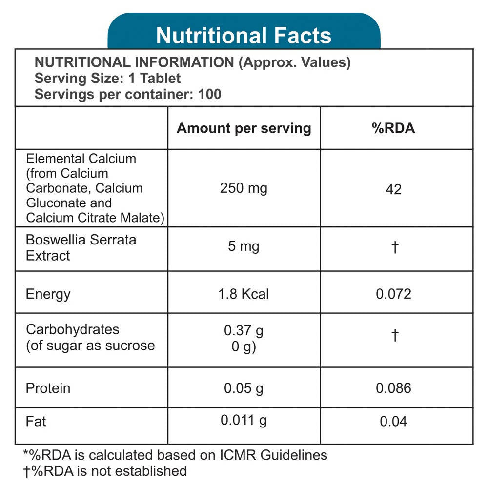 NLife Triple Source Calcium Tablets | Grocsy