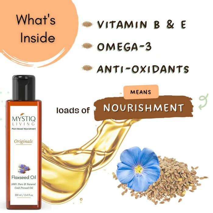 Mystiq Living Originals Flaxseed Oil | Grocsy