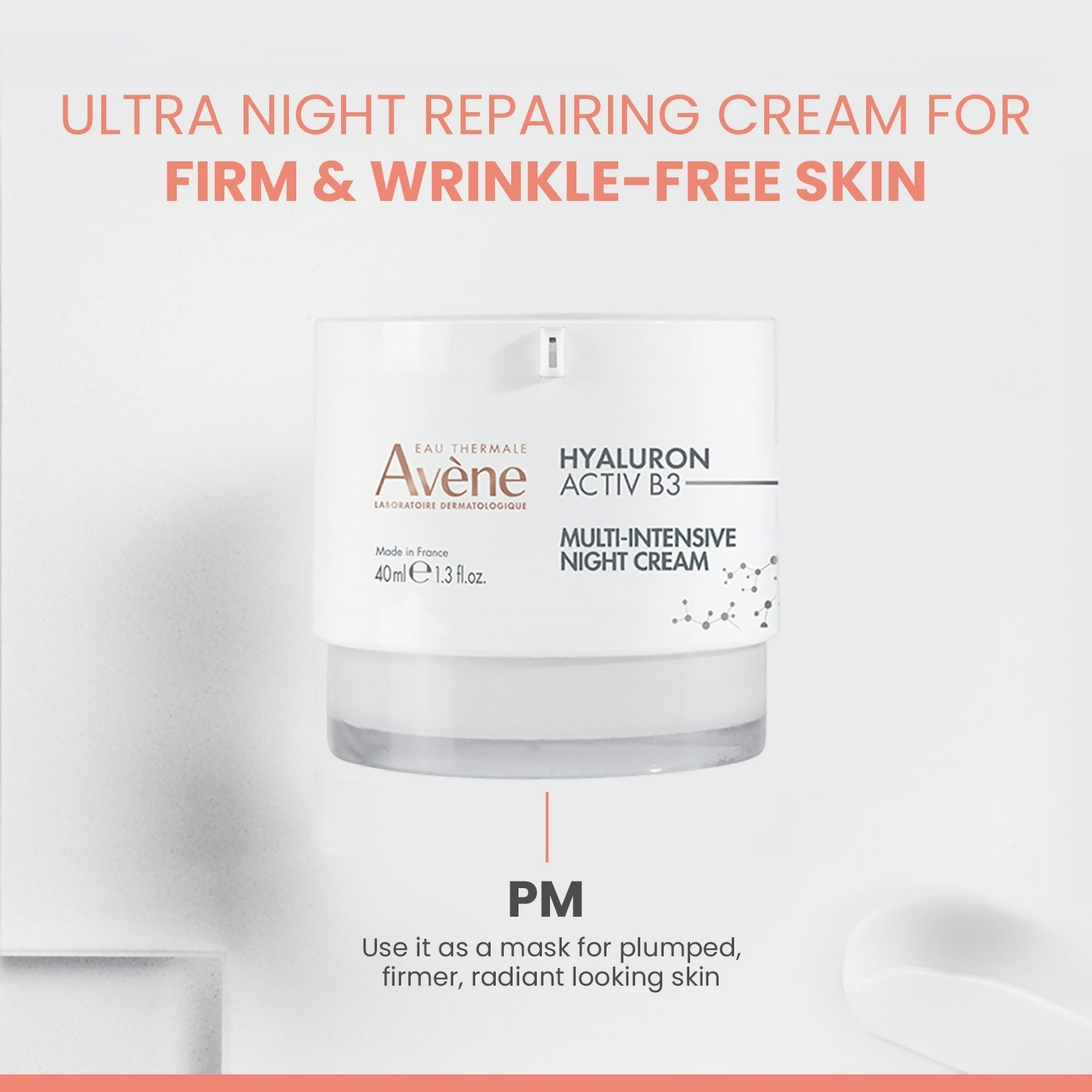 Avene Hyaluron Activ B3 Multi-Avene Intensive Night Cream | Grocsy