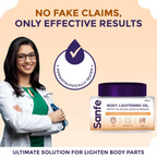 Sanfe Body Lightening Oil With 100% Kojic Acid & Kesar | Grocsy
