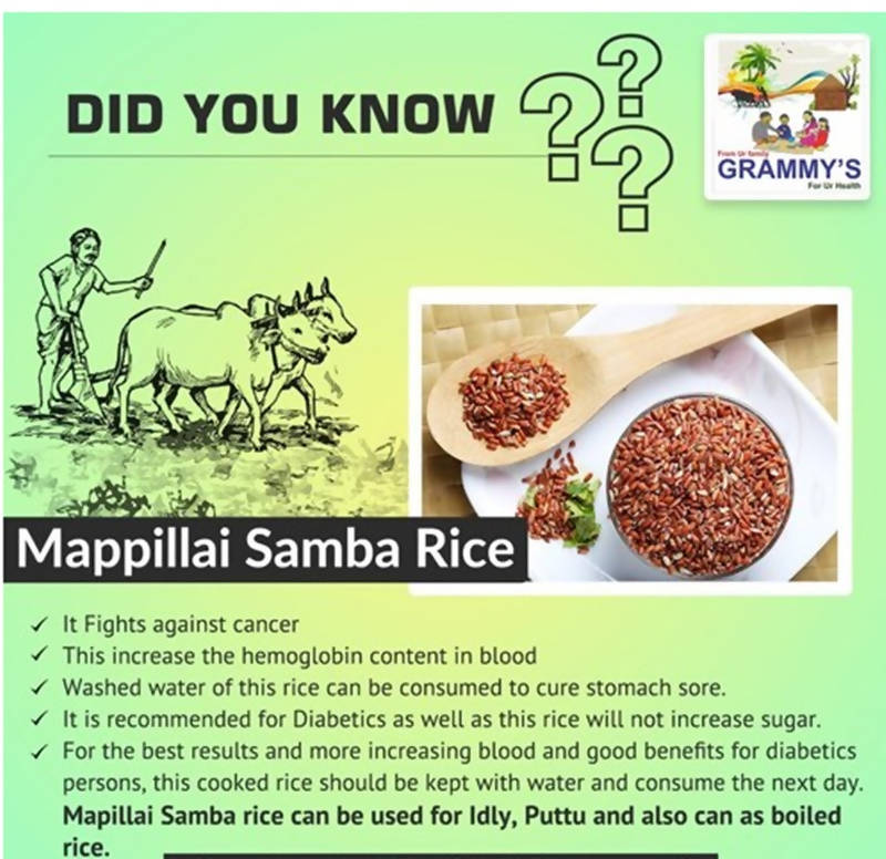 Grammy's Mappillai Samba Rice | Grocsy