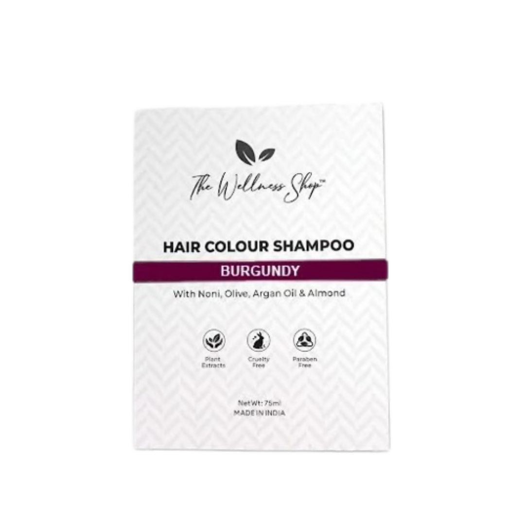 The Wellness Shop Hair Colour Shampoo - Burgundy | Grocsy