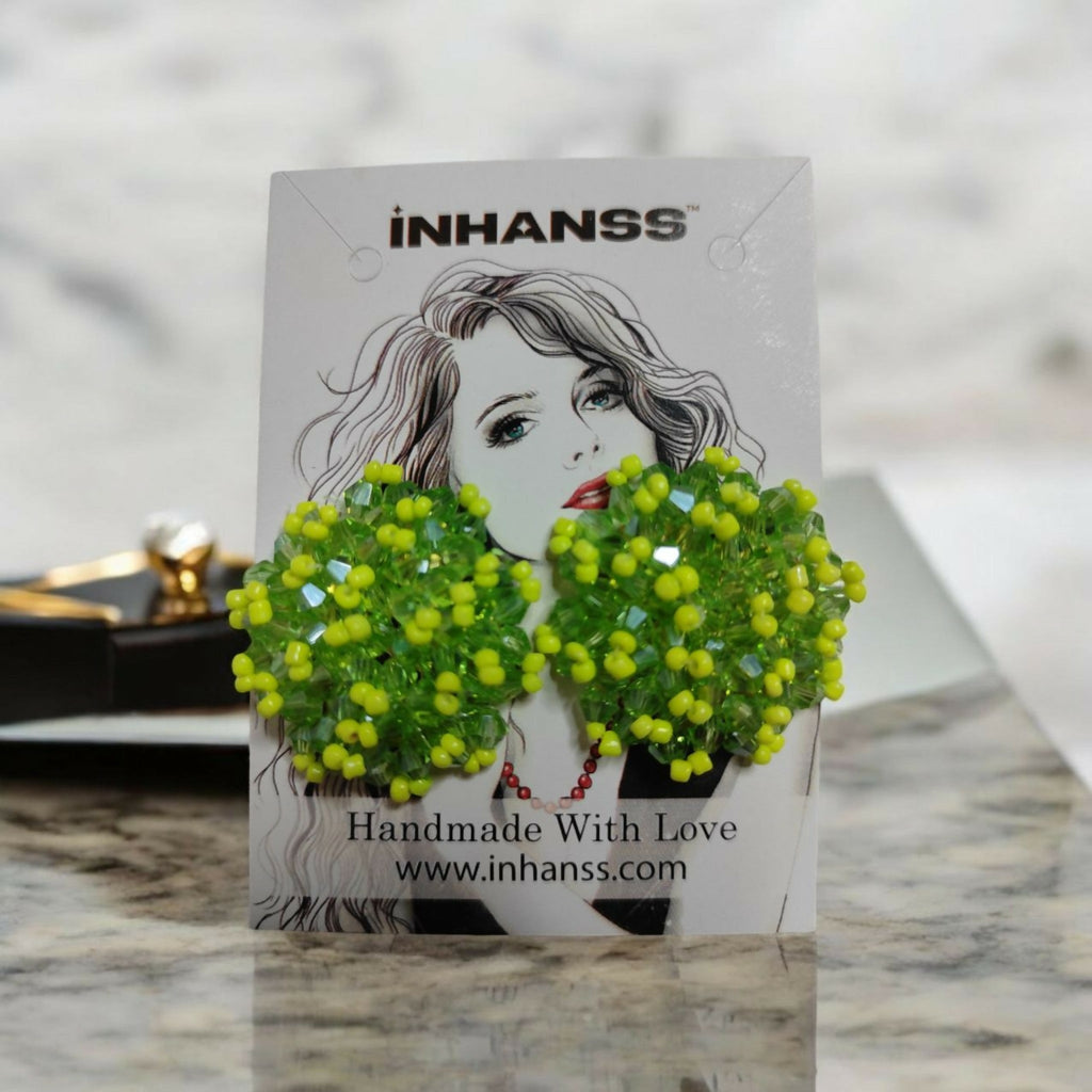 Inhanns Premium Everyday Studs - Neon Green | Grocsy