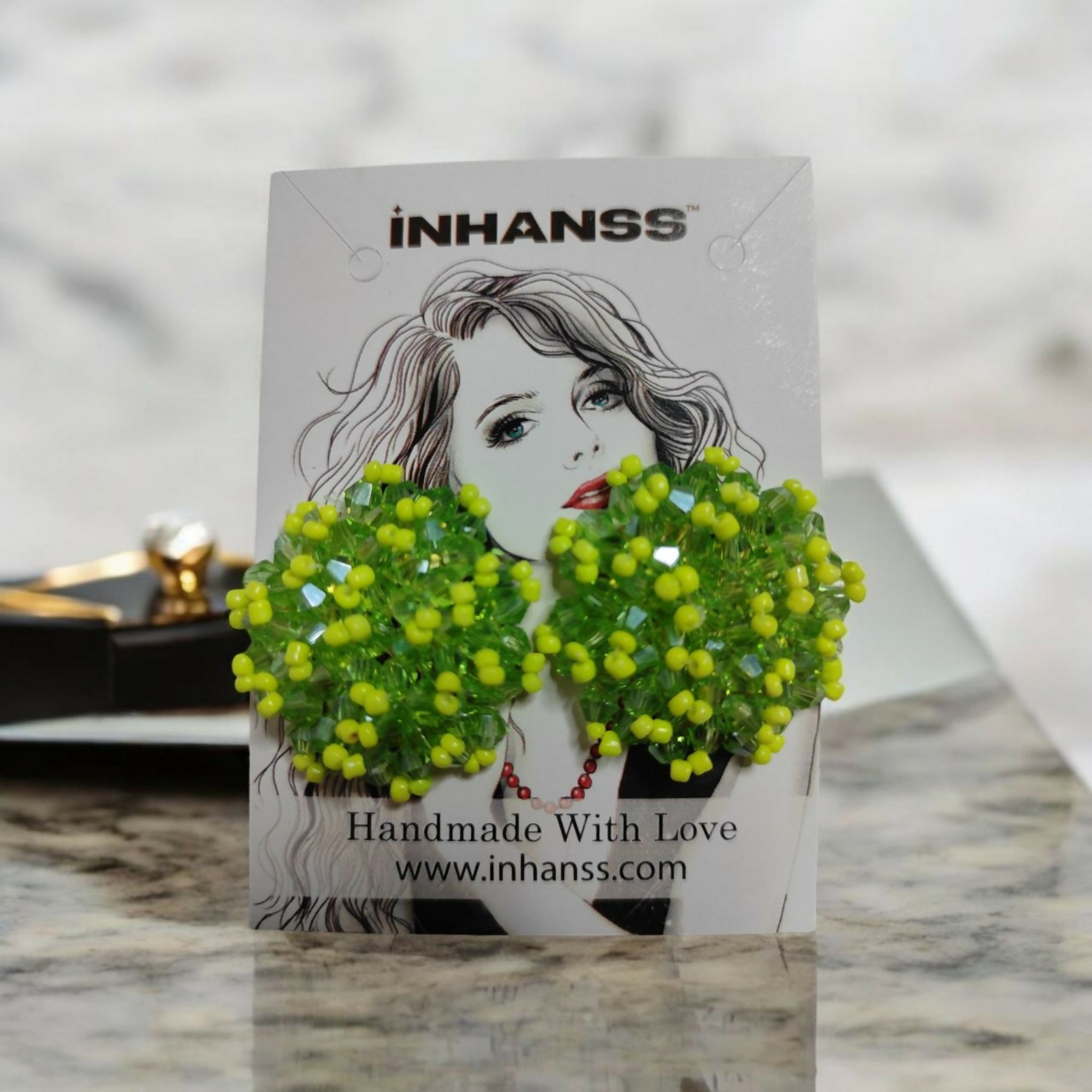 Inhanns Premium Everyday Studs - Neon Green | Grocsy