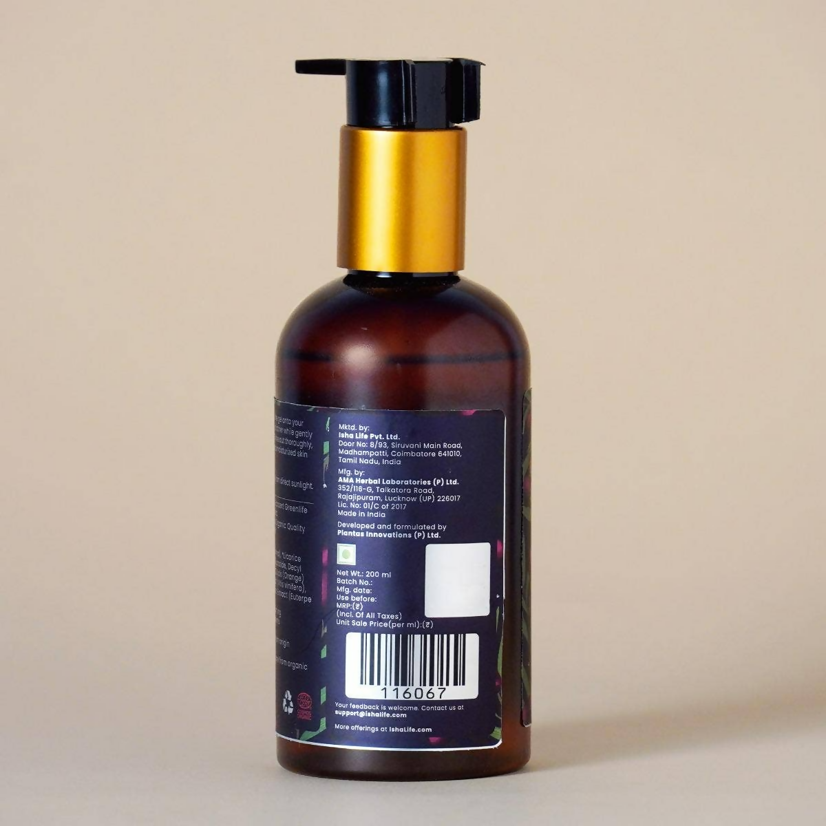 Isha Life Refreshing & Age Defence Shower Gel With Acai Berry Fruit Extract | Grocsy