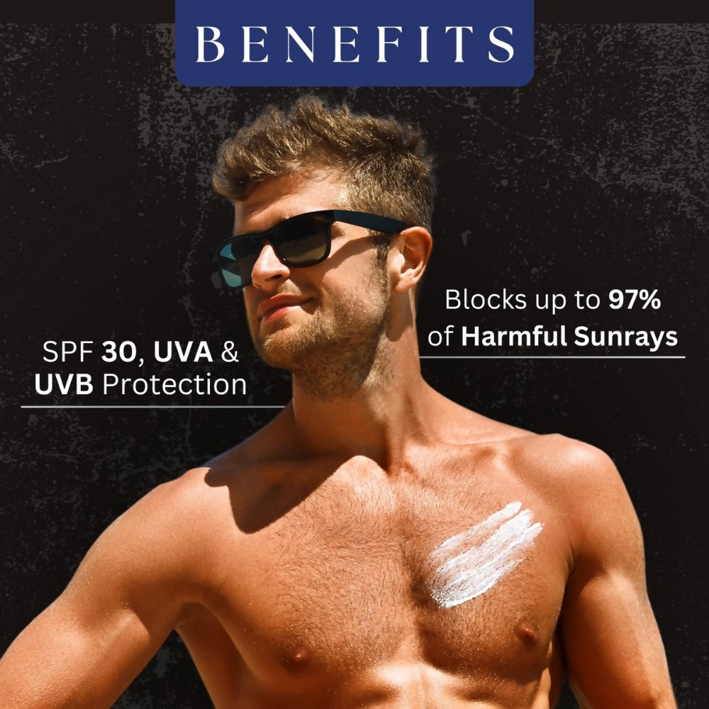 Amazing Earth Sunscreen for Men - SPF 30 Gel Cream | Grocsy