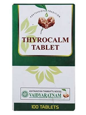 Vaidyaratnam Thyrocalm Tablet | Grocsy