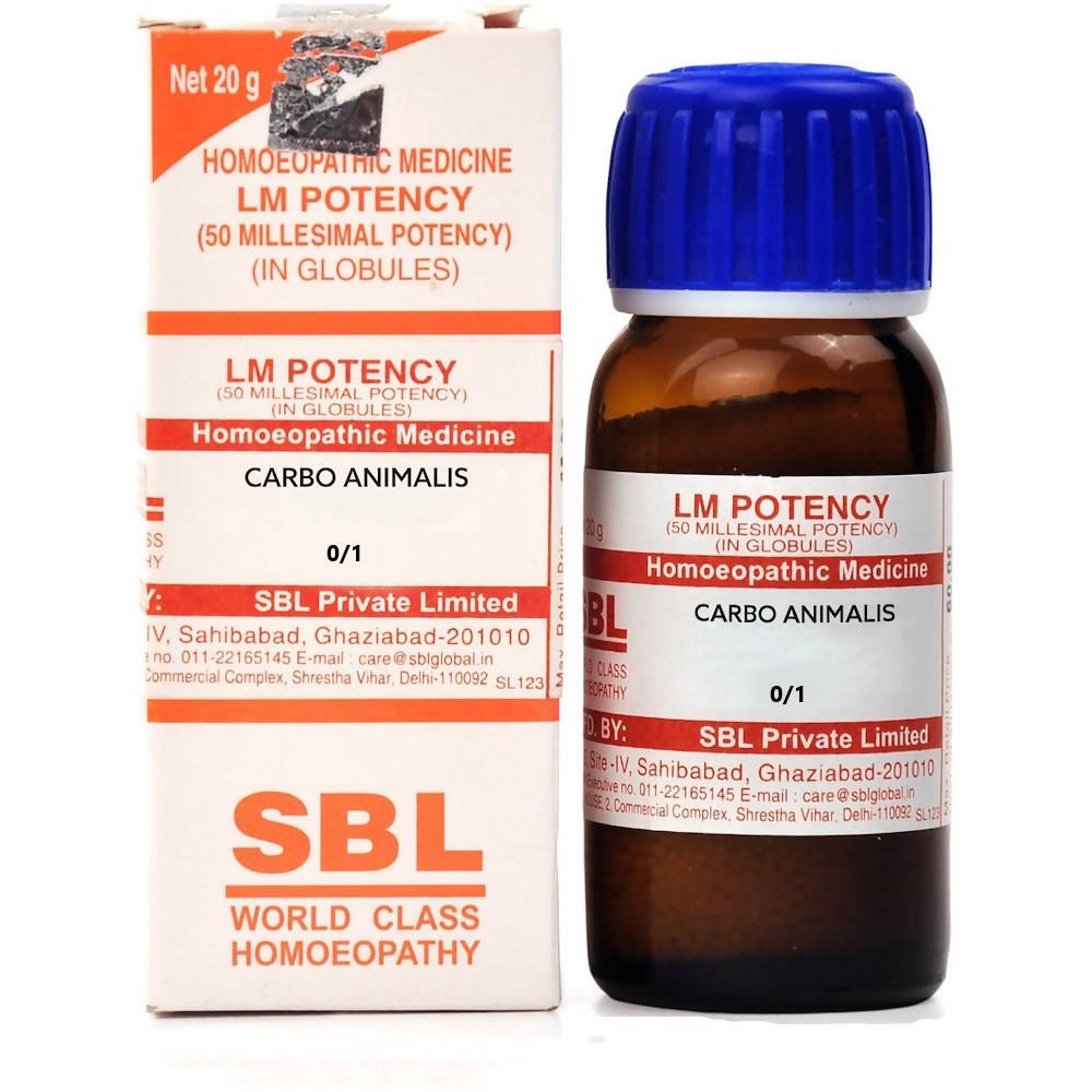 SBL Homeopathy Carbo Animalis LM Potency | Grocsy