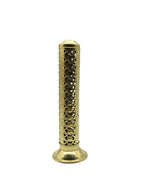 PujaNPujari Gold Toned Textured Agarbatti Incense Sticks Holder Stand | Grocsy
