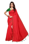 Vamika Red Zoya Silk Stone Work Saree | Grocsy