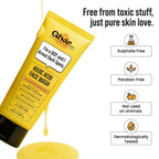 Ghar Soaps Kojic Acid & Turmeric Face Wash | Grocsy