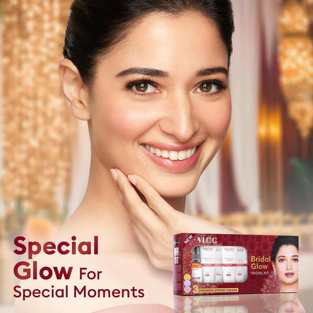 VLCC Bridal Glow Facial Kit for Special Glow For Your Special Moments | Grocsy